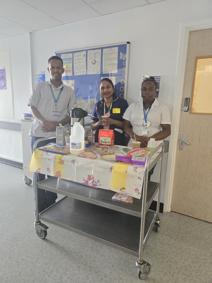 Its Afternoon Tea Week and our Activity Coordinator went around Fletcher and Fielding Ward yesterday to offer tea,decaf coffee,fairy cakes and biscuits! Not only did our patient enjoy but our staff too!