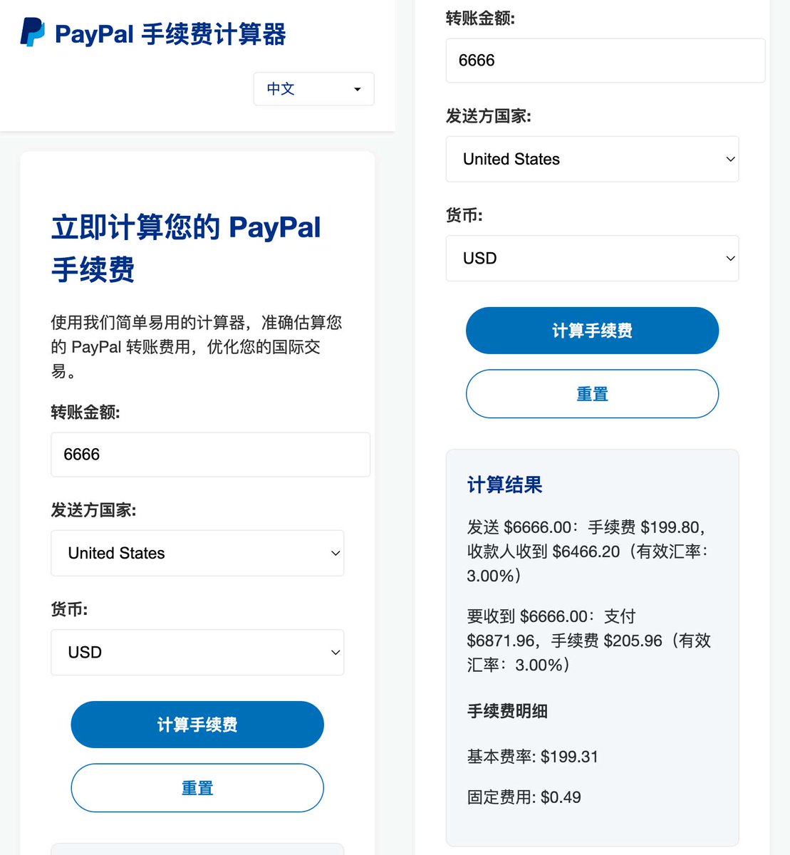 PayPal 手续费计算器：PayPal Fee Calculator 👉https://t.co/nRq5Xzzx22