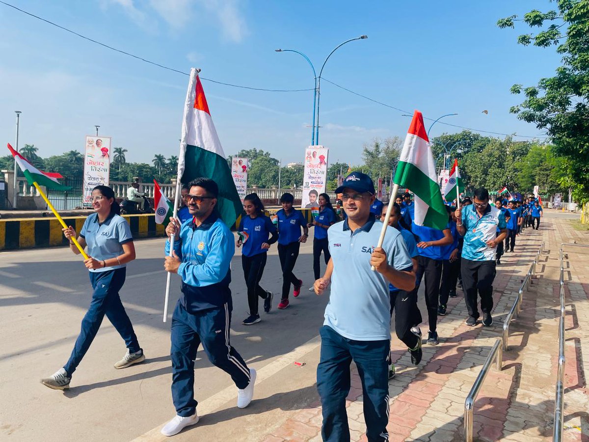 sarang986's tweet photo. हर घर तिरंगा.🇮🇳
#sportsauthorityindia #sairaipur @PMOIndia @DPRChhattisgarh @ChhattisgarhCMO @drramansingh @RaipurDistrict @RaipurSmartCity https://t.co/HYfV51O3hB