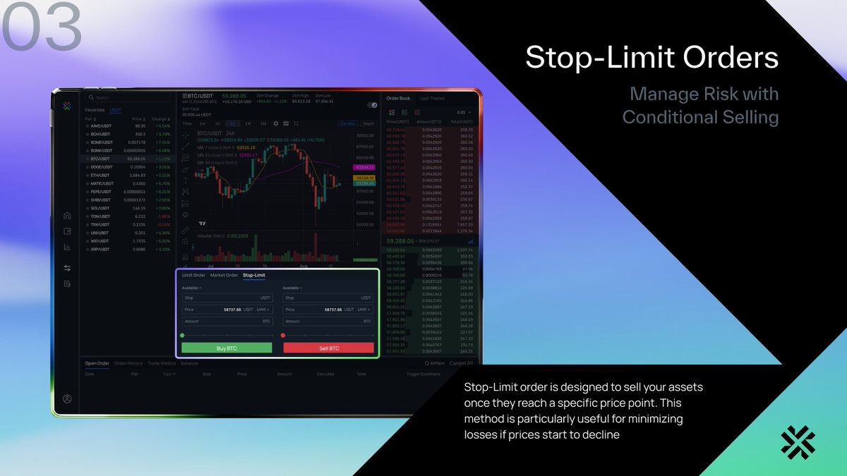 coinsxyz_'s tweet photo. Spot trade with a variety of order types to suit your trading strategy.
From market orders to limit and stop-limit, https://t.co/3AREj2x838 has you covered. Dive in and trade on #CoinsXYZ today ๐ https://t.co/6FdKrMurOr
#spottrading #spottrade #marketorders #limitorders #crypto #tradingmadeeasy