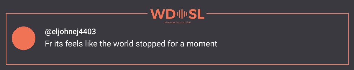 "Fr its feels like the world stopped for a moment"

Radiohead - no surprises (slowed + reverb)

<a href="/radiohead/">Radiohead</a> 

youtube.com/watch?v=0QQl_U…