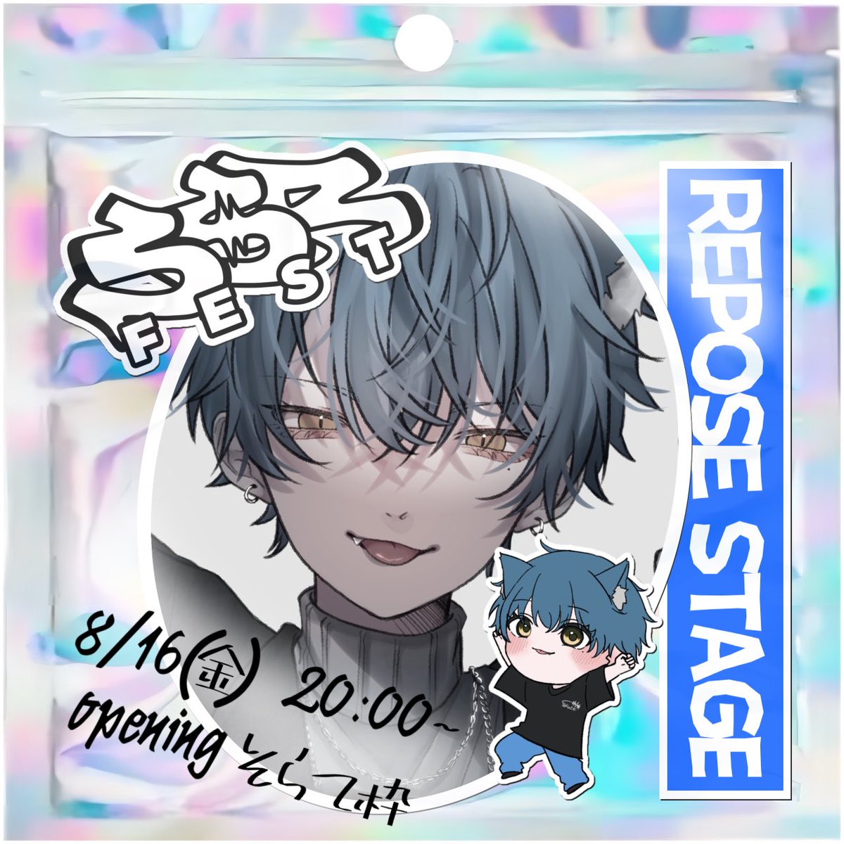 kaworu_kon's tweet photo. 僕は20:45~21:00の15分歌います🦊🎙
みんなで一緒に最高のフェスにしよう❕
 #SSRFEST https://t.co/9Qih92hw0U