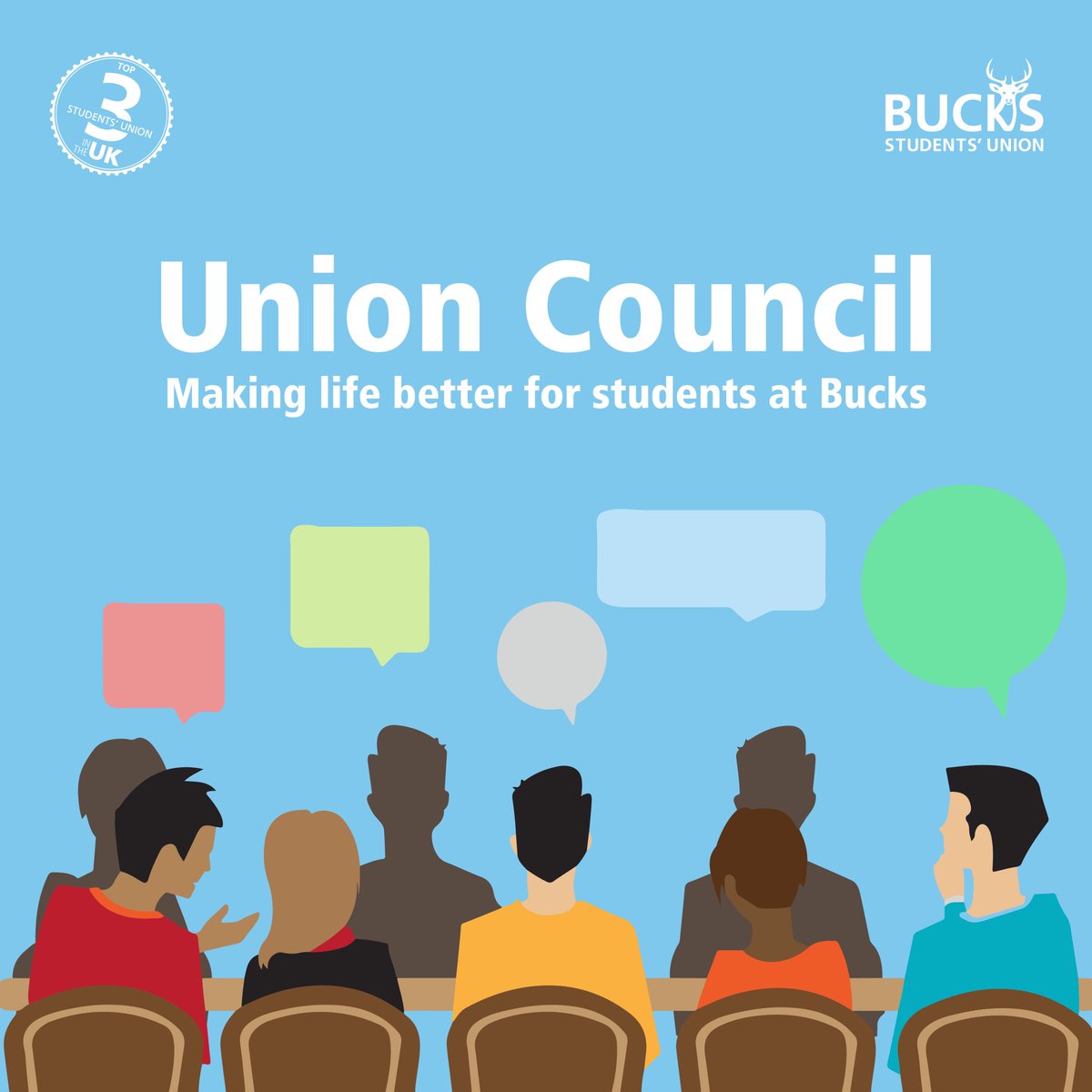 Join us for Union council on the 22nd of August, at 16:00, in the Room in the last of our summer series. You can also join online by getting a ticket from the What’s On Page.

bucksstudentsunion.org/ents/event/943…