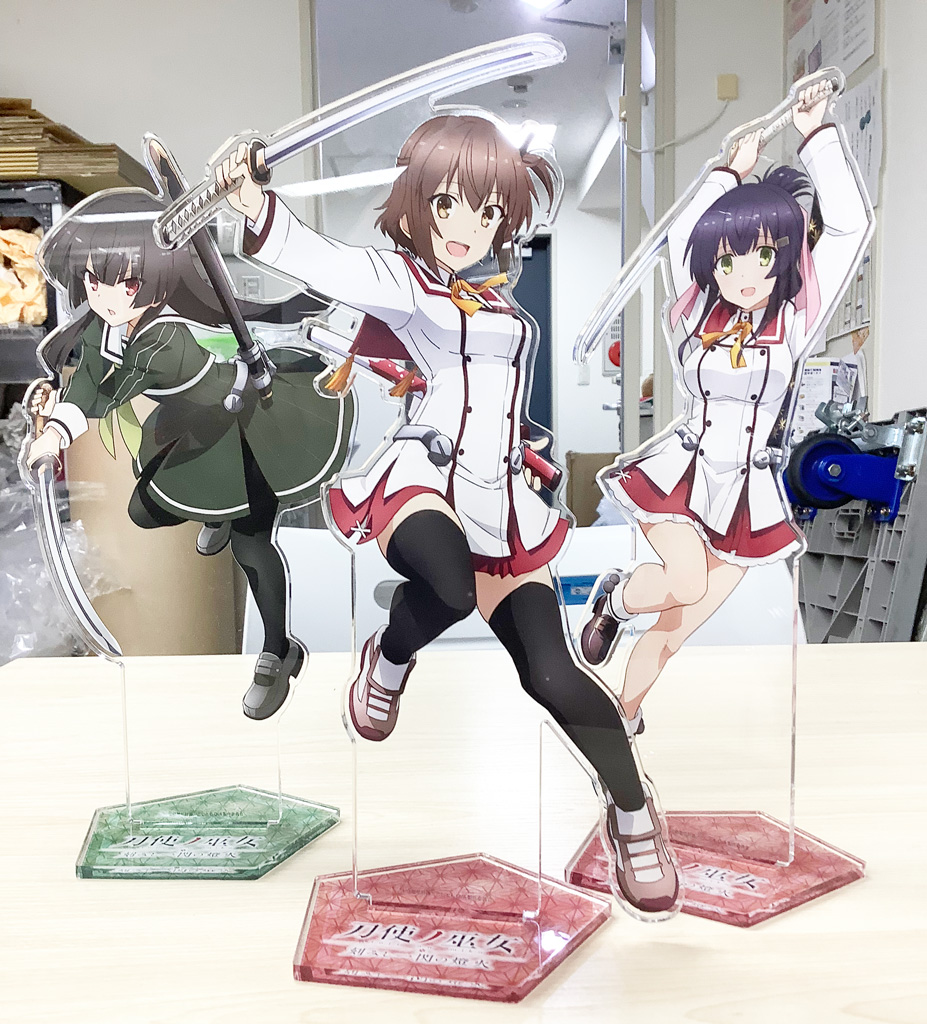 衛藤可奈美 Studio五組10周年記念 複製原画　「刀使ノ巫女」　版画　色紙 本日は「刀使ノ巫女」にヒロイン衛藤 可奈美ちゃんの誕生日ですね！ お