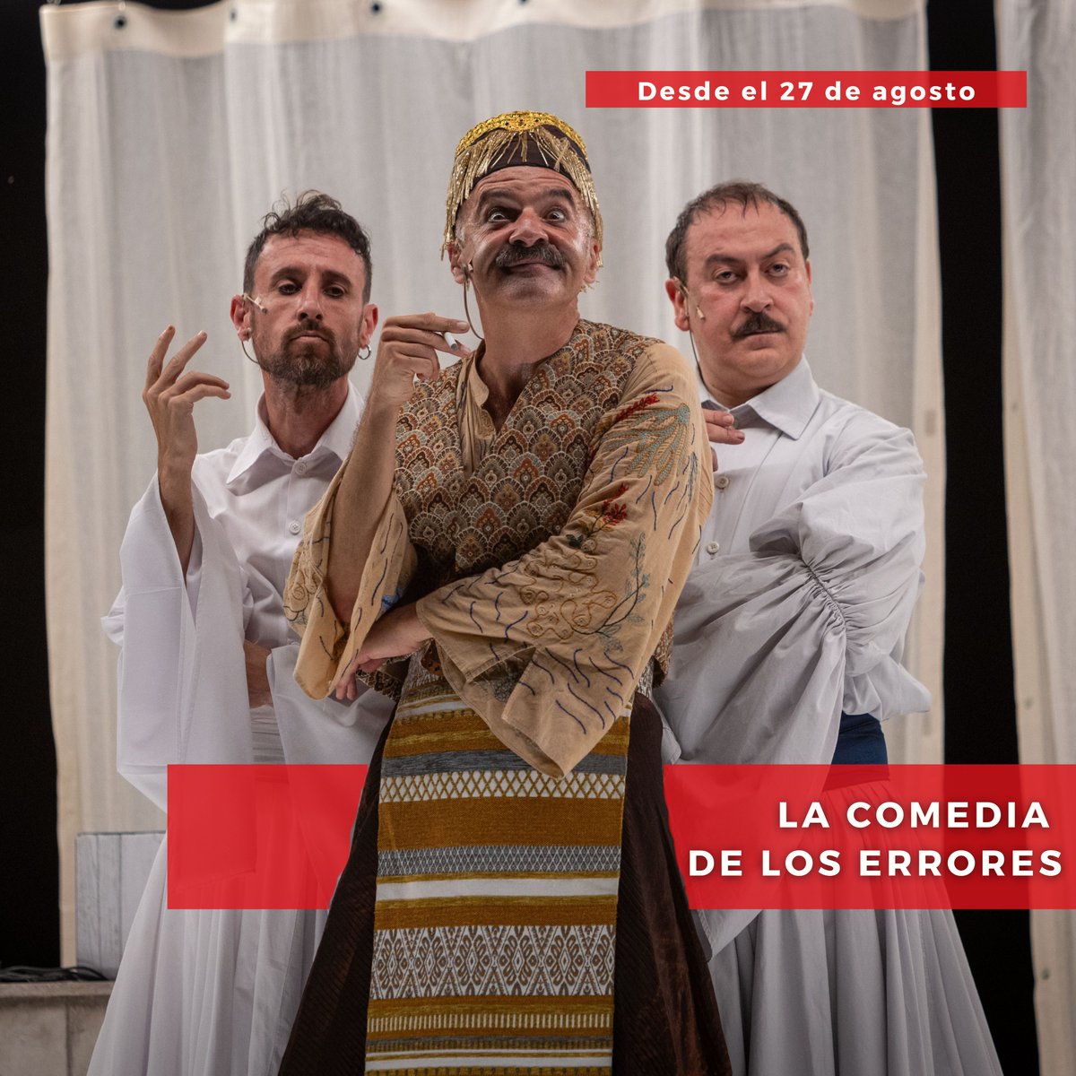 Teatro La Latina (@teatrolalatina) on Twitter photo 🥳¡¡ #LaComediaDeLosErrores llega dentro de muy poco al #TeatroLaLatina !!
Ven a disfrutar de un un auténtico fiestón en el teatro a partir del 27 de agosto🥳
Con <a href="/NietoPepon/">Pepon Nieto</a> @Fsotolopez <a href="/sexpeareteatro/">Sexpeare</a> <a href="/santiagomolero/">santiago molero</a> <a href="/MrAvelain/">Avelino Piedad</a> y #EstebanGarrido🤣
teatrolalatina.es/obra-de-teatro… 🥳¡¡ #LaComediaDeLosErrores llega dentro de muy poco al #TeatroLaLatina !!
Ven a disfrutar de un un auténtico fiestón en el teatro a partir del 27 de agosto🥳
Con <a href="/NietoPepon/">Pepon Nieto</a> @Fsotolopez <a href="/sexpeareteatro/">Sexpeare</a> <a href="/santiagomolero/">santiago molero</a> <a href="/MrAvelain/">Avelino Piedad</a> y #EstebanGarrido🤣
teatrolalatina.es/obra-de-teatro…
