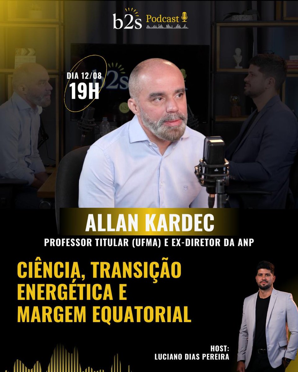 Já está no ar o B2S PODCAST.

Falamos sobre Ciência, Transição Energética e Margem Equatorial. 

youtu.be/sXIOHTcod6U?si…
