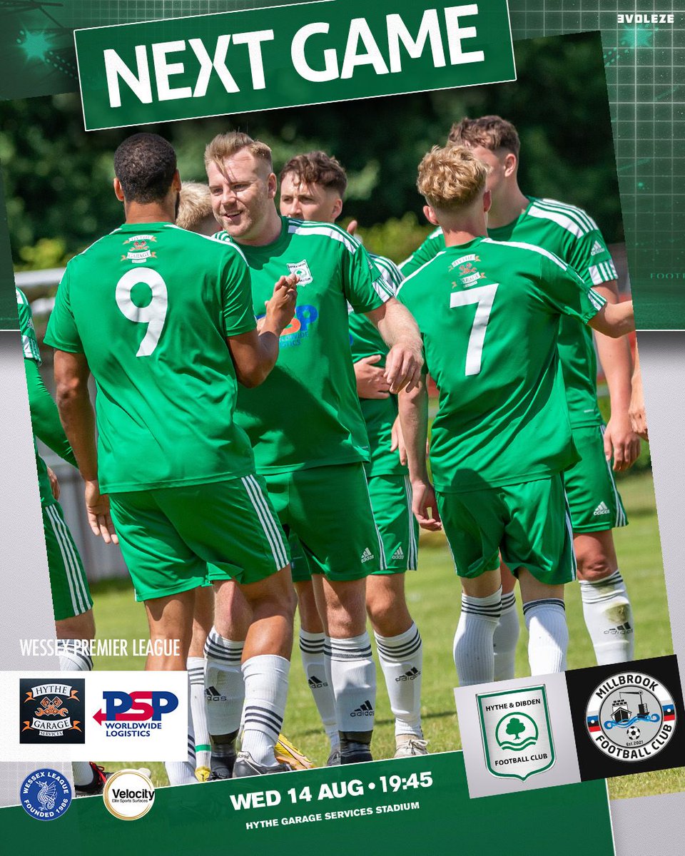 Hythe & Dibden FC π’βͺοΈ (@hythedibdenfc) on Twitter photo π³π¬ NEXT UP! π³π¬
Wednesday night league action at the HGS Stadium sees us face off against the dockers!
π <a href="/Millbrook_FC/">Millbrook FC</a>
β° KO off 7:45pm
ποΈ Hythe Garage Services Stadium SO45 5TN
ποΈAdults Β£7 / Con Β£3 / U14 Free
<a href="/WessexLeague/">Velocity Wessex League</a> <a href="/FlWessex/">Velocity Wessex League Podcast</a> <a href="/Lymingtontimes/">Advertiser & Times</a> <a href="/swsportsnews/">South West Sports News</a> π³π¬ NEXT UP! π³π¬
Wednesday night league action at the HGS Stadium sees us face off against the dockers!
π <a href="/Millbrook_FC/">Millbrook FC</a>
β° KO off 7:45pm
ποΈ Hythe Garage Services Stadium SO45 5TN
ποΈAdults Β£7 / Con Β£3 / U14 Free
<a href="/WessexLeague/">Velocity Wessex League</a> <a href="/FlWessex/">Velocity Wessex League Podcast</a> <a href="/Lymingtontimes/">Advertiser & Times</a> <a href="/swsportsnews/">South West Sports News</a>