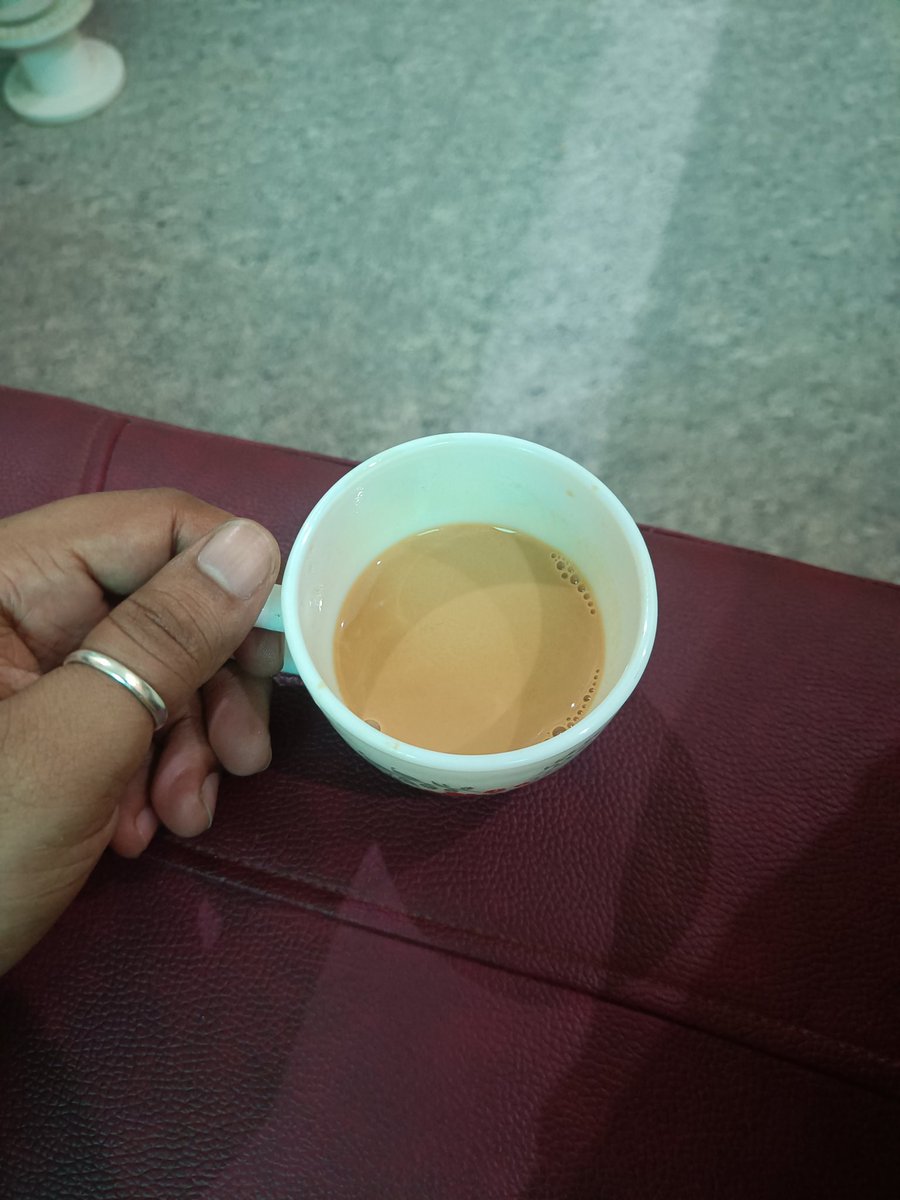 Perwezsm's tweet image. When the chai hits just right! ☕ #TeaAddict #Motivation&quot;