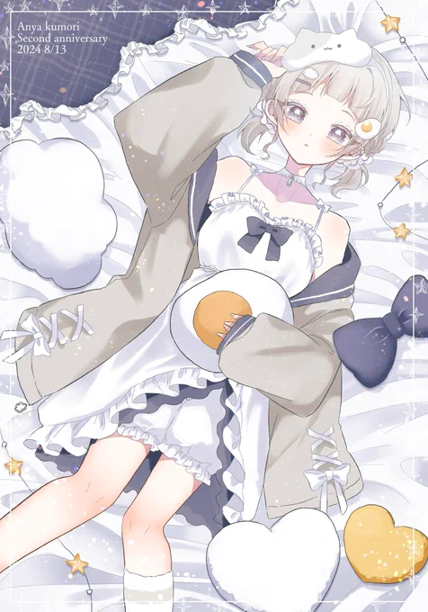 2年前初めて描いたファンアートと対になるように描いてみた。BIG LOVE…… 