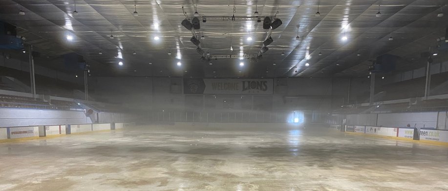 It's a misty morning over the Murrayfield Ice ... the first layers of ice have frozen - clear. So today is the day that the ice gets painted white. It is a very satisfying transformation, and we'll post pictures to show you the difference...
#icehockey #iceskating #winteriscoming
