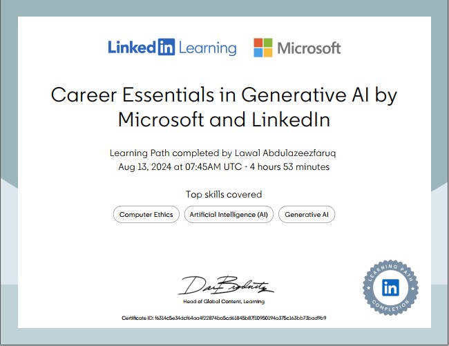 Bn_bazz03's tweet photo. I'm thrilled to announce that I have completed my fundamental course on AI/ML by @3mtt. Thanks to @BosunTijani and #3MTT for the wonderful opportunity. A lot has been learned, and there's still more to learn.
#my3MTT #my3MTTLearningJournal #3MTTLearningCommunity https://t.co/Kz5ebLDZto