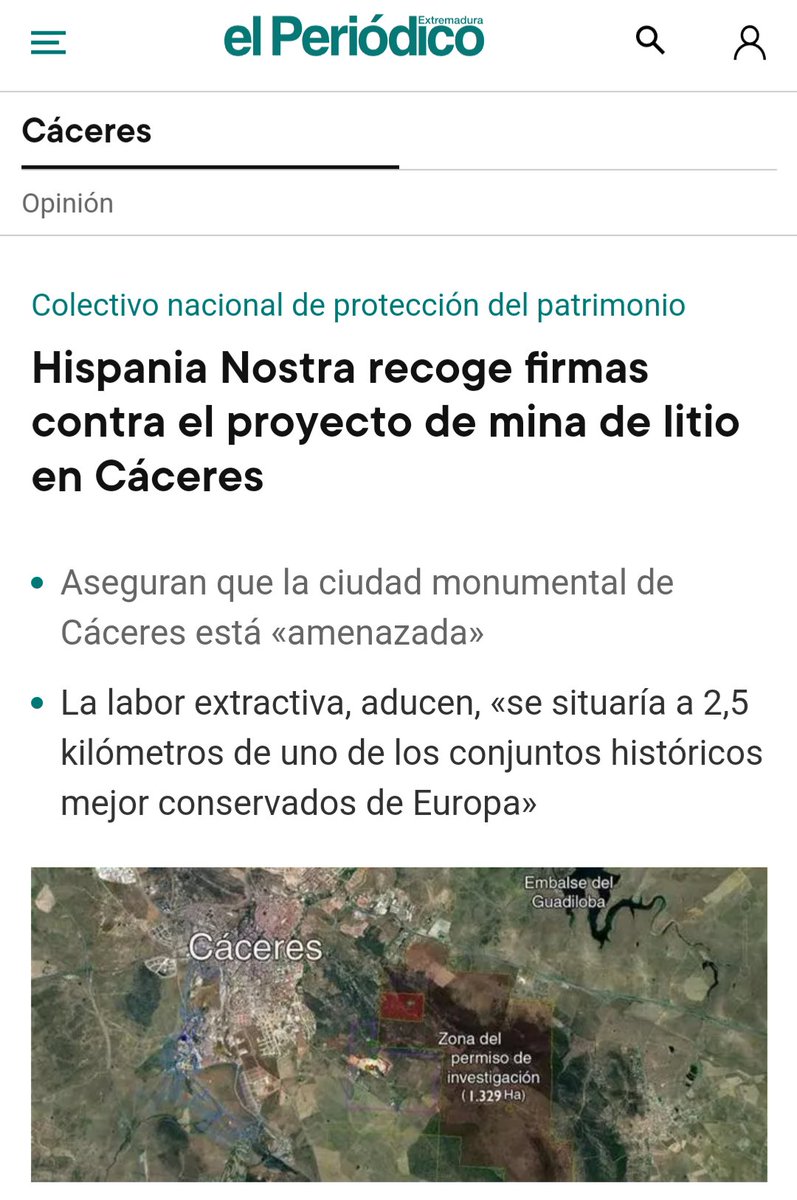 mlinaje's tweet photo. Por fin un periódico local se hace eco de la recogida de firmas de @HispaniaNostra .

Pensé que jamás verían mis ojos este día. Gracias @e__VILLANUEVA 🙏

Ha faltado el enlace a las firmas, por si lo queréis incluir @EPExtremadura :
https://t.co/pOw8sncwK8 https://t.co/KHVw68975t