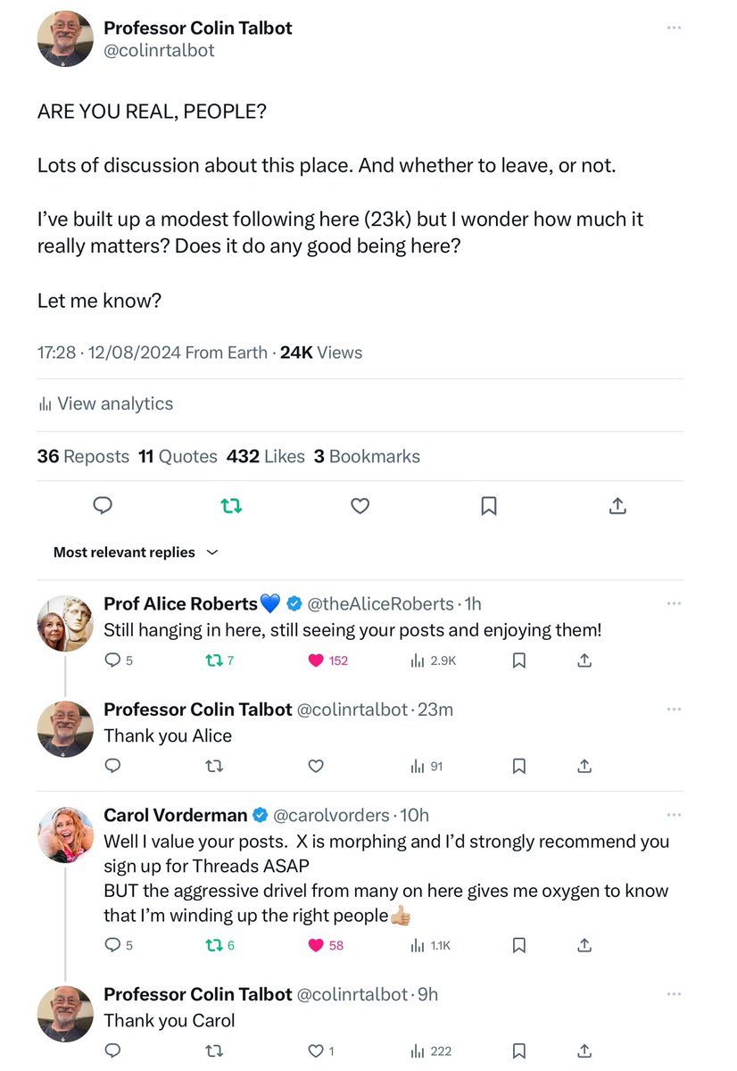 Prof Colin Talbot tweet media