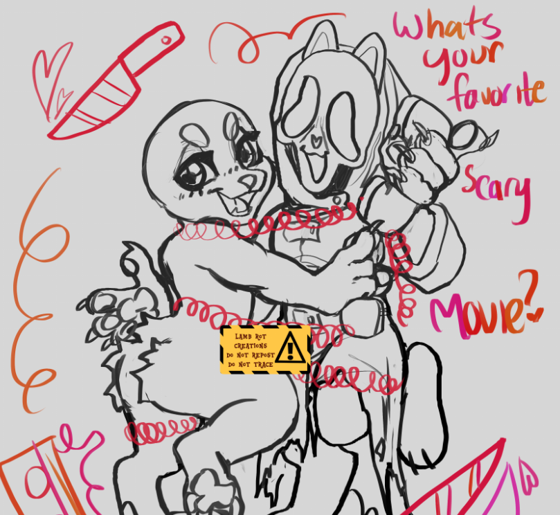 ripTeeth's tweet photo. two halloween ych wips ! pls... lmk if you would be interested in these.... hm.... </3 https://t.co/weWj8lVda8