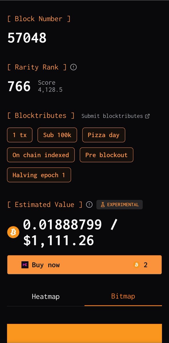422 🟧 (@422bitmap) on Twitter photo A huge thanks to our OG legends in <a href="/bitmapcommunity/">Bitmap.Community</a> ✊️ and everyone who helped raise awareness and pushed for this! The new blocktributes are now live, making it easier to navigate the collection! #bitmap 🟧👑 A huge thanks to our OG legends in <a href="/bitmapcommunity/">Bitmap.Community</a> ✊️ and everyone who helped raise awareness and pushed for this! The new blocktributes are now live, making it easier to navigate the collection! #bitmap 🟧👑