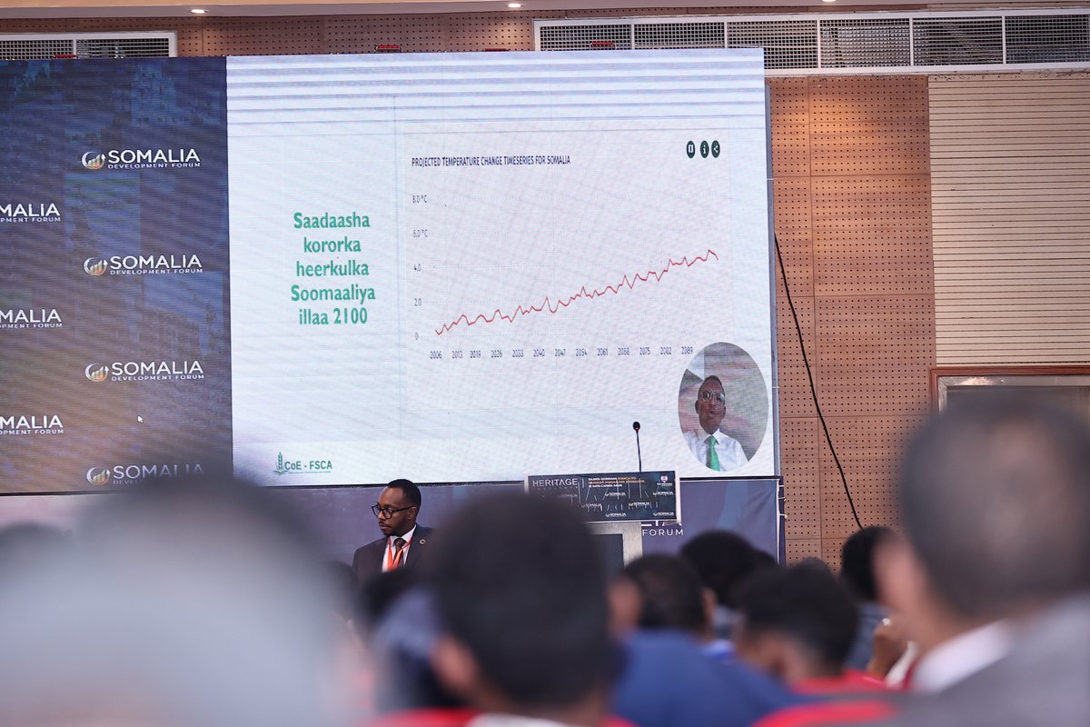 HIPSINSTITUTE's tweet image. Dr. Cabdullaahi Khaliif &quot;Mustaqbalka waxaa la filaya in Soomaaliya ay ku biirto dalalka warshadaha leh ee koraya, iyo kuwa dadkooda ay korayaan, waxa ay ka mid noqon doontaa dalalka wasaqeeya Hawada.&quot;

#SDF2024
#SomaliaDevelopment
#PostHipc
#HeritageForum