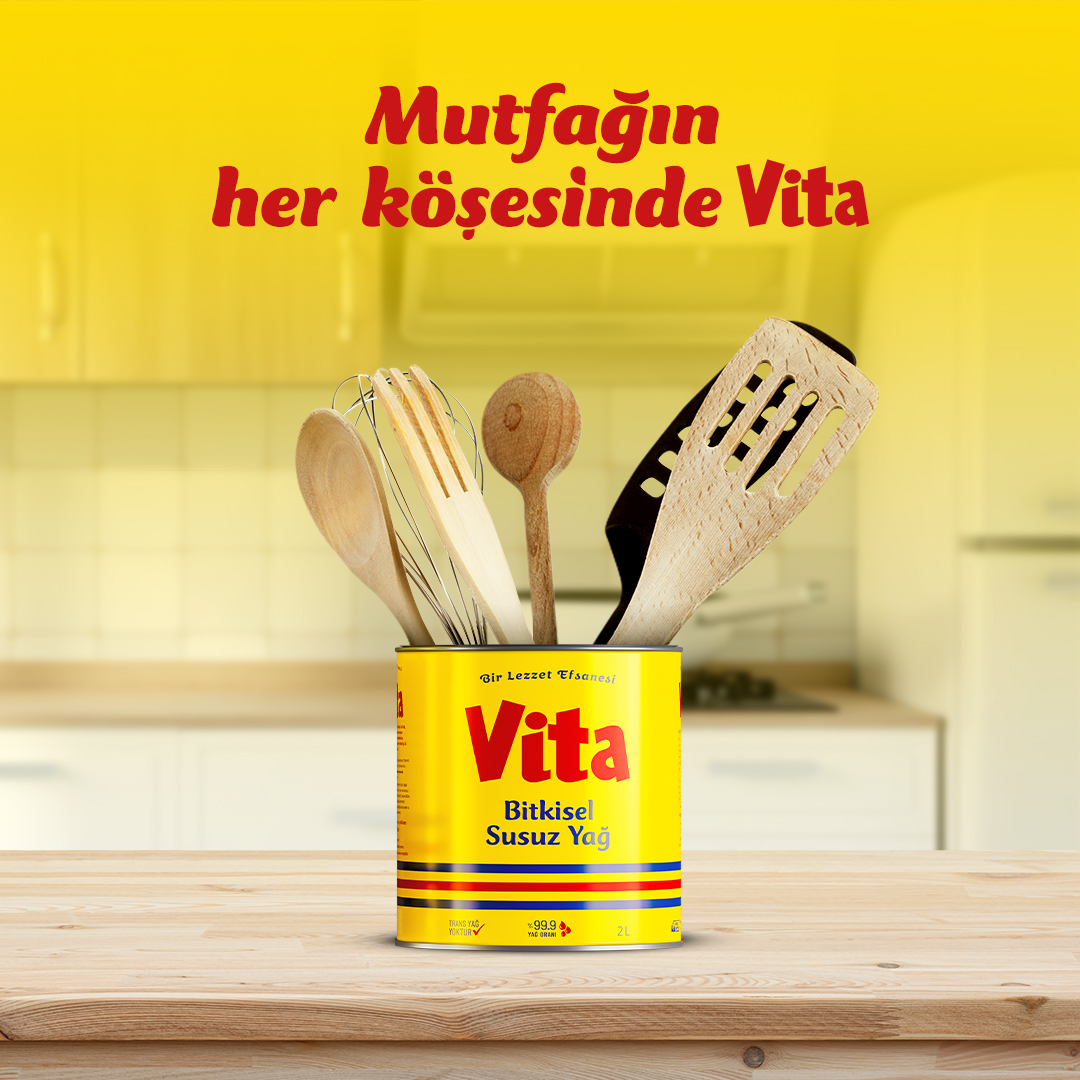Vita; yemeklerine lezzet, mutfağına renk katacak.