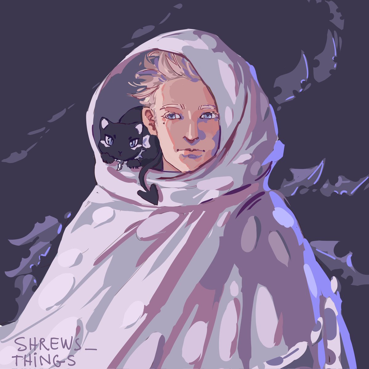 shrews_things's tweet photo. Finished @Trigun4Gaza prompt for @elviedoe !! Your sona is the cutest, I hope this is similar to what you had imagined and thank you for donating <3 https://t.co/KUieVHkLgZ