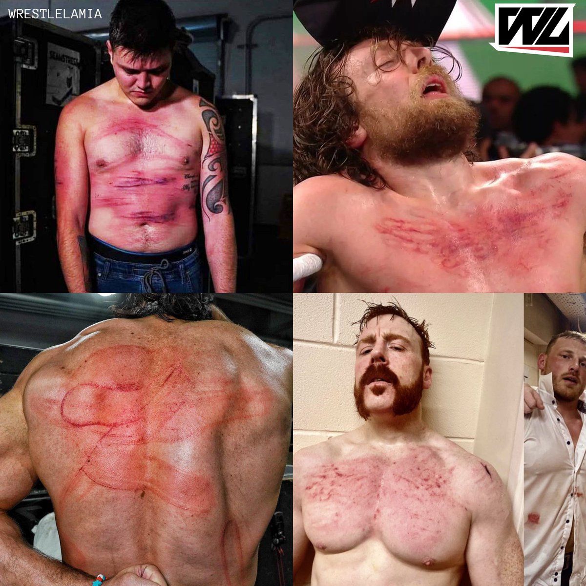 wrestlelamia's tweet photo. When they hit you with the "wrestling isn't real" line 💀 https://t.co/qq9N5ooDBm