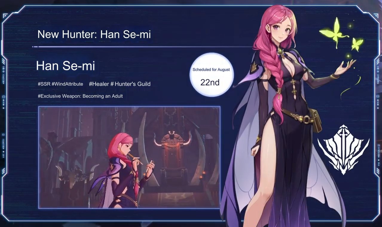 Solo Leveling:ARISE - News on X: “Han Se-mi will be the next 
