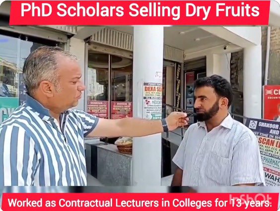 Unemployment is at an all-time high in #IoJK, discrimination against Muslims becoming the norm. PhD scholars have worked for 13 years without confirmation, forced into vendor jobs.Kashmiri girls forced to dance and celebrate India’s Independence Day, #highlighting #disparity.