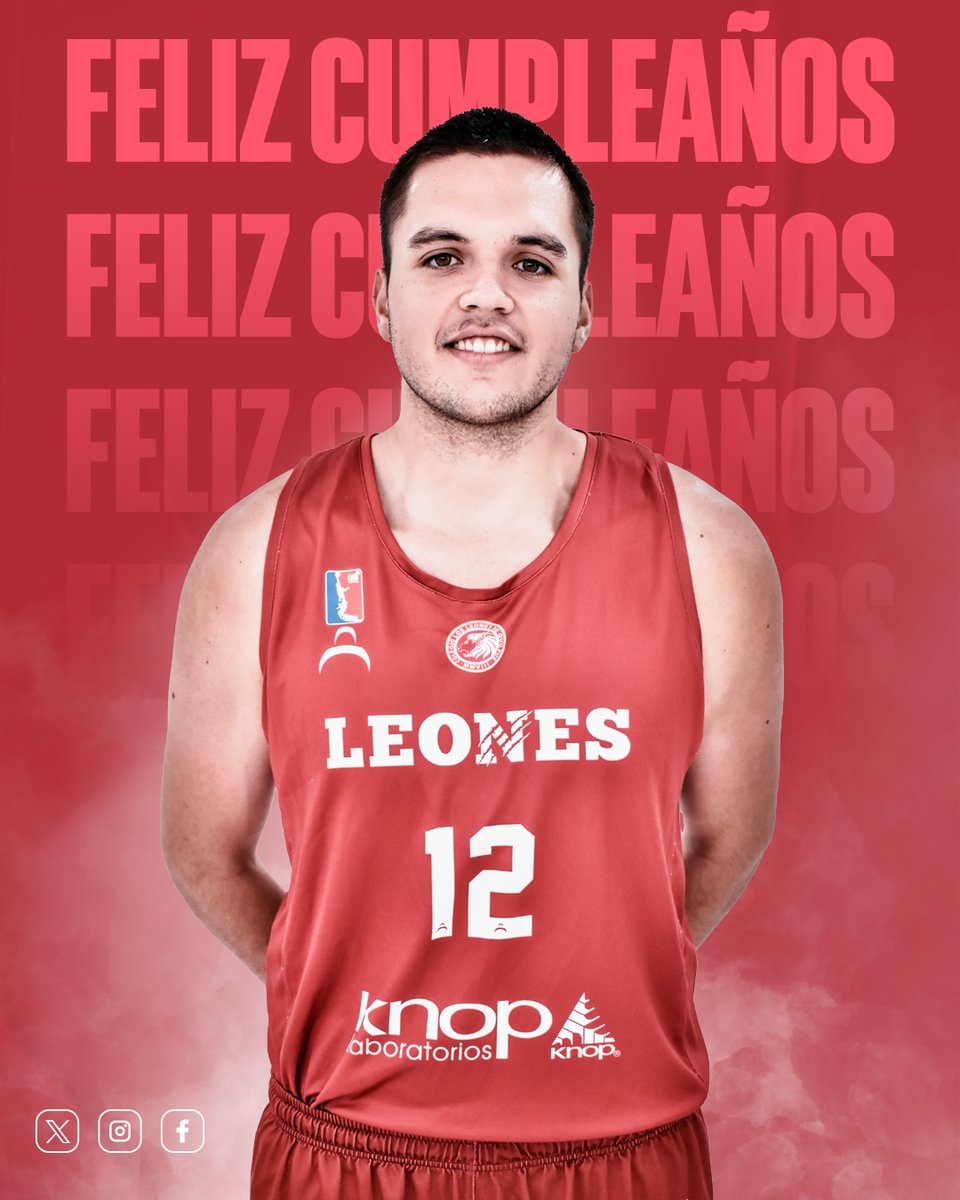 🦁 ¡FELIZ CUMPLEAÑOS, IGNACIO!

🥳 Hoy celebramos otro cumpleaños de nuestro jugador y campeón (<a href="/IgnacioBerrio18/">ignacio_berrios21</a>)

🙌🏻 La familia felina le desea el mejor de los éxitos en este nuevo año de vida.

🎈 ¡Felicidades Nachito!
