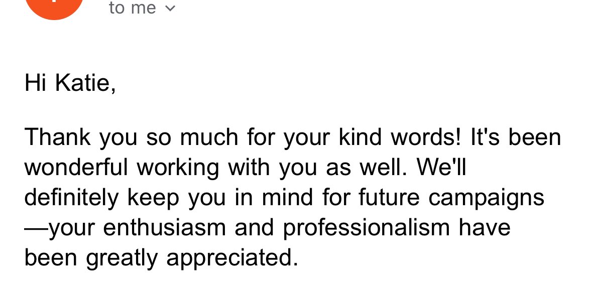 Be kind to your clients and they will be kind to you ✨ 

I love it when you find people to work with on your wavelength!

#ukugc #ukugccreator #ukugccreators
