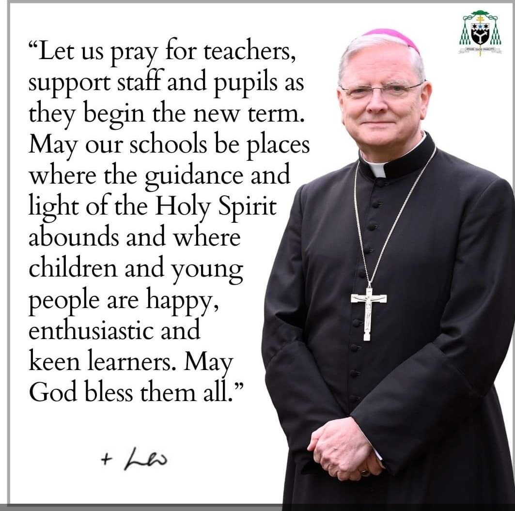 Lovely words from Archbishop Cushley.  Prayers for all our staff, students, and community.  <a href="/motherwellre/">@MotherwellRE</a> <a href="/stambrosehigh/">St Ambrose High</a> <a href="/SCESDirector/">SCES</a>