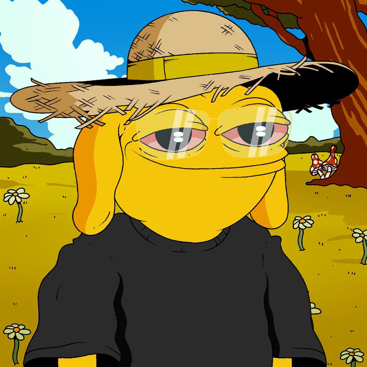 I might have round tripped some airdrops, missed some trades, and aped into rugs.

But at least I still have this lil 1/1, and my Andy bag in Wasabi 🔥