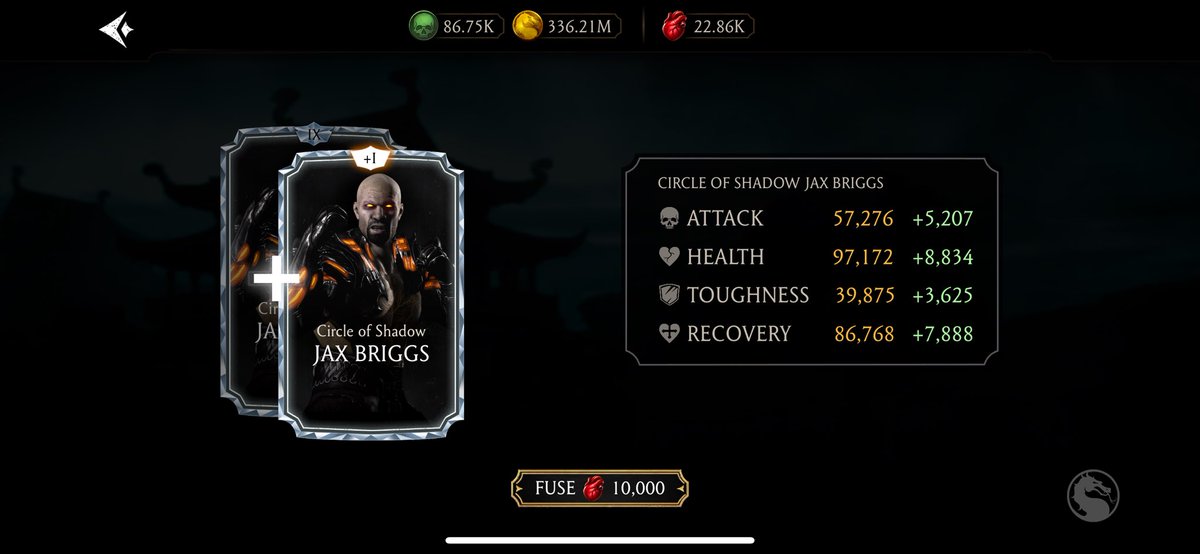 42Lazlo's tweet photo. Two new level X COS teammates thanks to the #Krypt
This makes 32 diamonds maxed now π€
Struggling this week to get the points I need as Iβm sick with a particularly nasty virus π¦ π·
Happy I managed this in my conscious / sentient moments
#KryptStore #TheKrypt #MkMobile https://t.co/THxGexzP6J