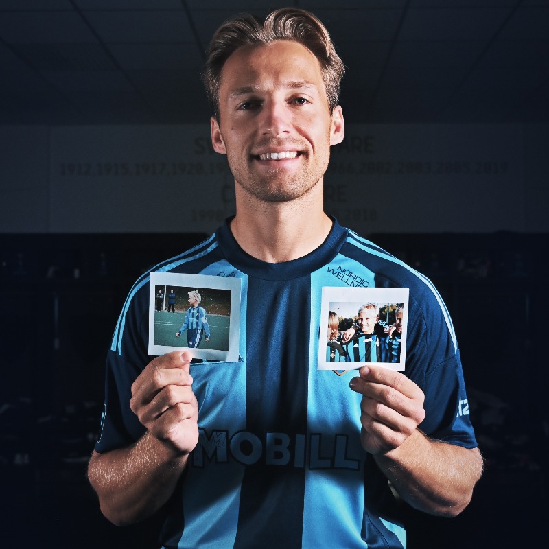 DIF_Fotboll's tweet photo. 🤝 Daniel Stensson ansluter från IK Sirius och är tillbaka i laget i hans hjärta!

– Känslan är otrolig. Det här är min moderklubb och mina drömmars lag, så det känns fantastiskt att vara här igen
