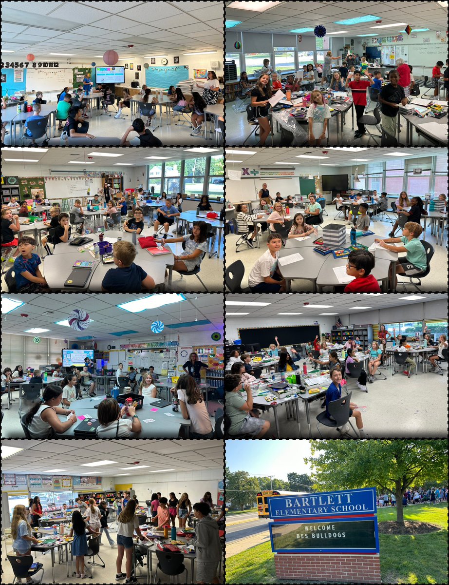 Happy first day of school at Bartlett Elementary where all students matter and all students belong!  <a href="/sdu46/">School District U-46</a>