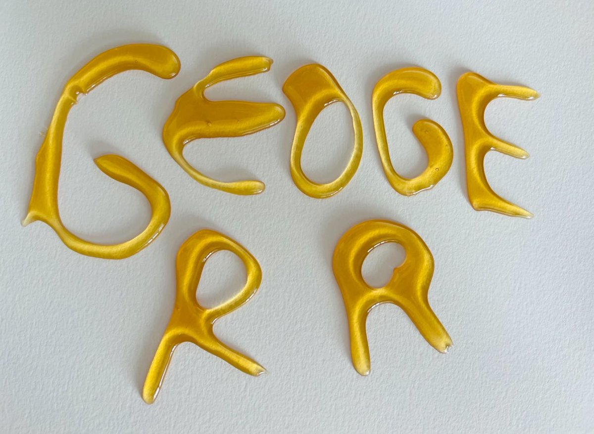 Made some type out of honey for our September cover starring 2 absolute legends 🍯🐻 George Clooney &amp; Brad Pitt in the South of France for <a href="/GQMagazine/">GQ Magazine</a>