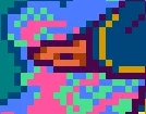 ドット絵の手、うまく行くか毎回ドキドキでおもしろい 腕の見せ所 
