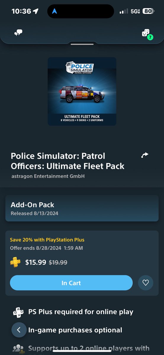 jboy4028's tweet photo. @Beergaming2024 @PolSimulator It’s 20% off so it comes up to 17 something 🤷‍♂️🤷‍♂️ https://t.co/DG4NaH6WZv