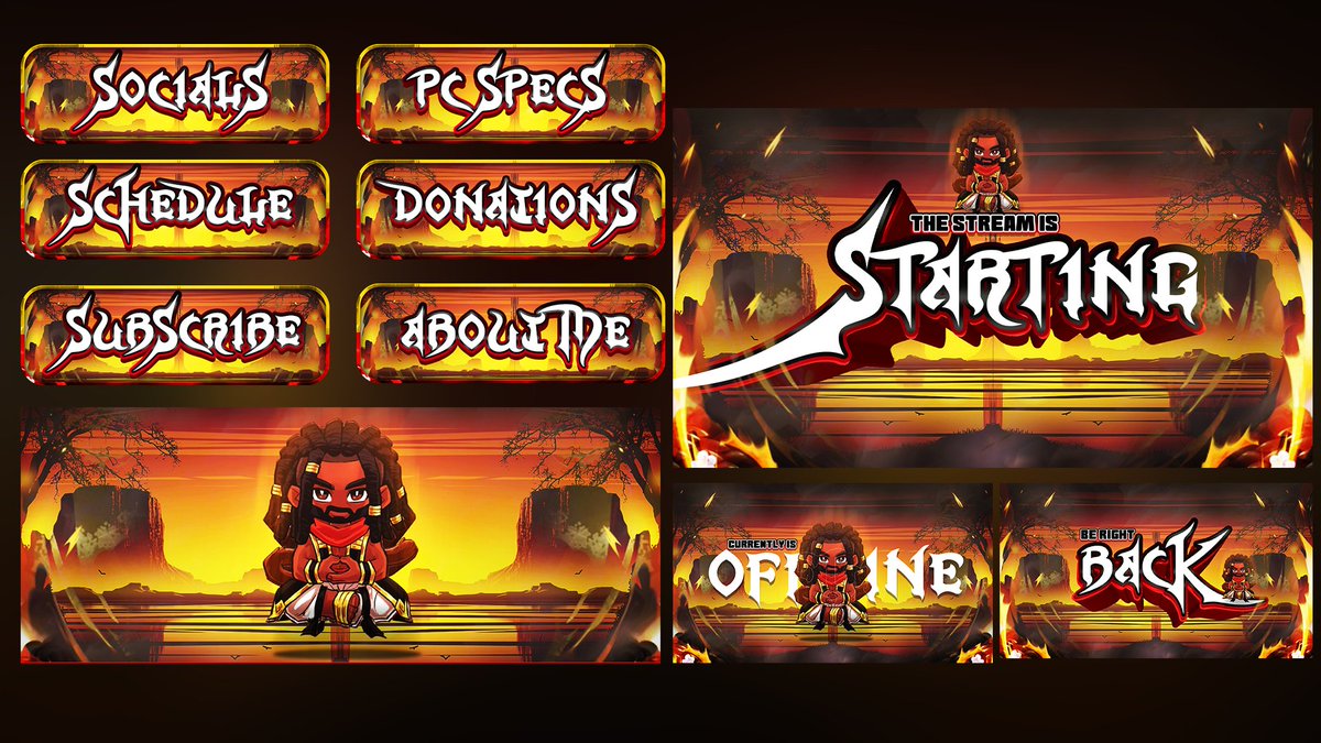 Wizard Designs ๐ช (@wizardzdesigns) on Twitter photo Just finished a hot stream branding for <a href="/Sleepy_Da_59/">Sleepy</a>โthis design is anything but drowsy! ๐ด๐ฅ
We mixed anime, gaming, IT, & martial arts into a fiery scene inspired by Fairytail & DBZ! ๐
Ready to ignite your Twitch branding? DM us today! ๐
#TwitchBranding #ContentCreator Just finished a hot stream branding for <a href="/Sleepy_Da_59/">Sleepy</a>โthis design is anything but drowsy! ๐ด๐ฅ
We mixed anime, gaming, IT, & martial arts into a fiery scene inspired by Fairytail & DBZ! ๐
Ready to ignite your Twitch branding? DM us today! ๐
#TwitchBranding #ContentCreator