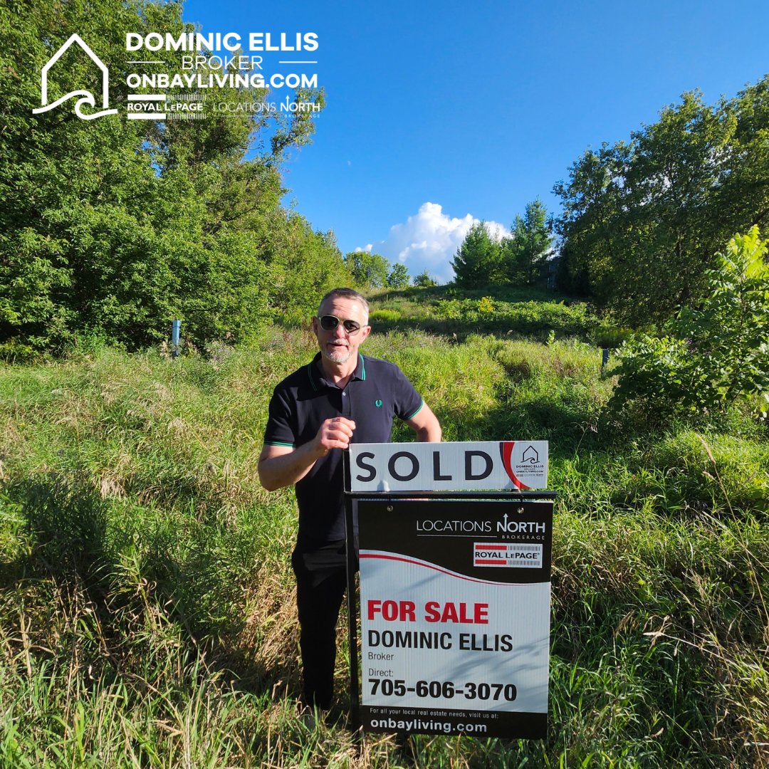 120 John St, Clarksburg is now SOLD! Congratulations to the Seller &amp; Buyer. 
#dominicellis #onbayliving #broker #realestate #locationsnorth #vacantlot #clarksburg #thornbury #bluemountain #sold #buildyourdreamhome #lovewhereyoulive