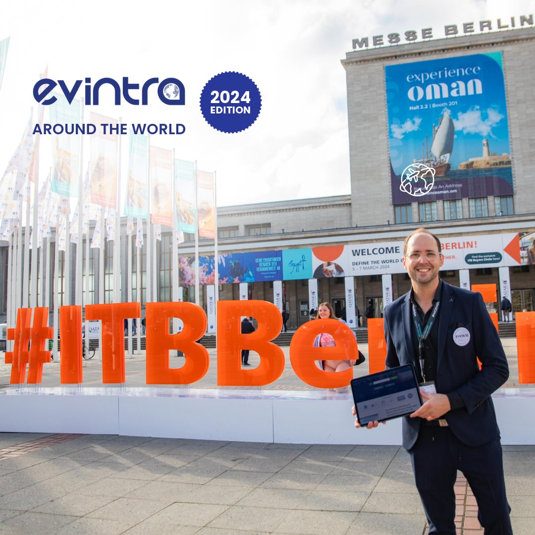 evintraofficial's tweet photo. EVINTRA at the top B2B events and MICE fairs worldwide! From Berlin to São Paulo, Frankfurt to London, Dubai and much more coming on our way. What’s been your favorite stop so far? Drop your thoughts in the comments below! 🤩⬇️ https://t.co/Q1Qd05OyVD