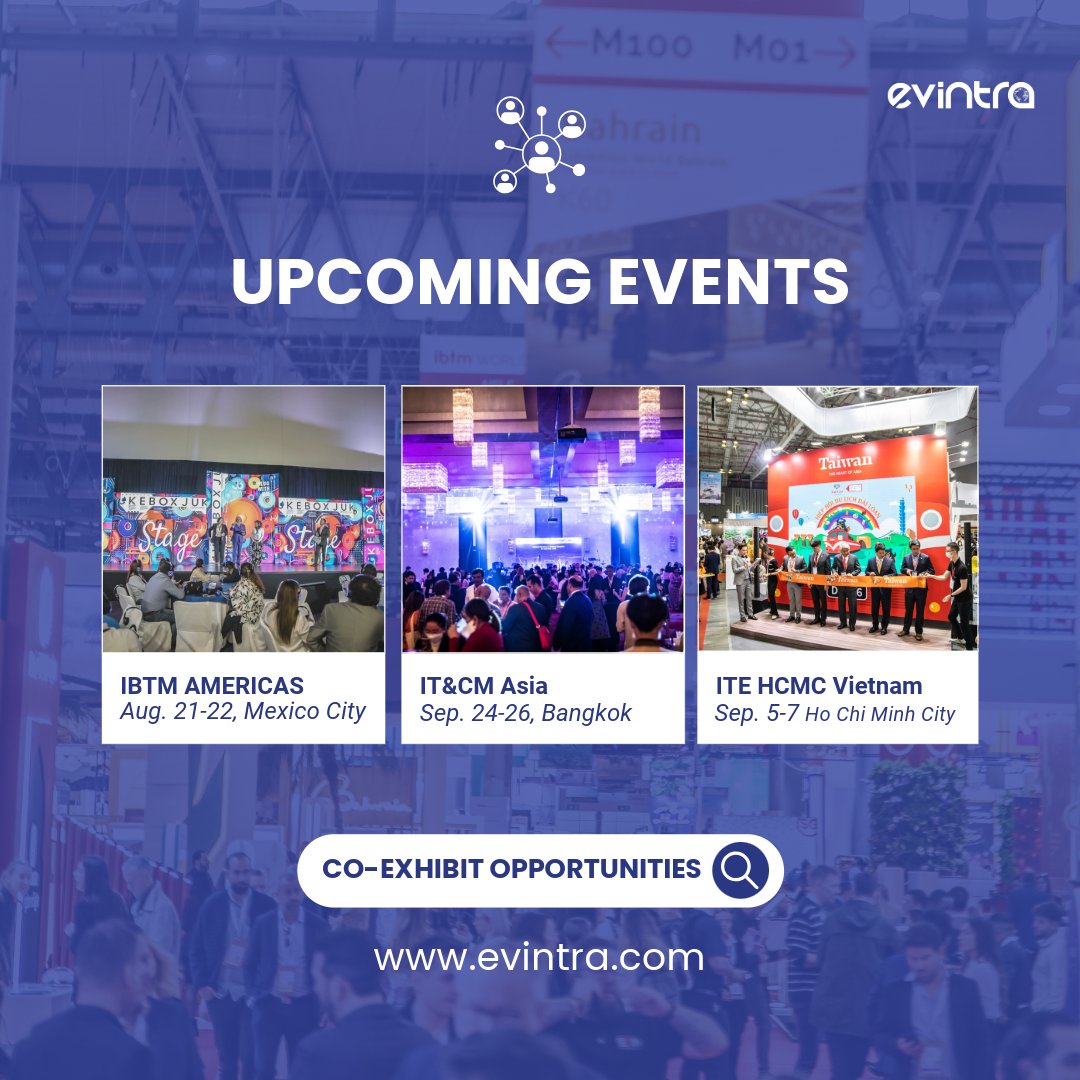 evintraofficial's tweet photo. 🌐Join our FREE MICE directory at https://t.co/WeLTDdm4uz today!

#EVINTRAaroundtheworld #WorldwideNetworking https://t.co/3WL2IskEZC