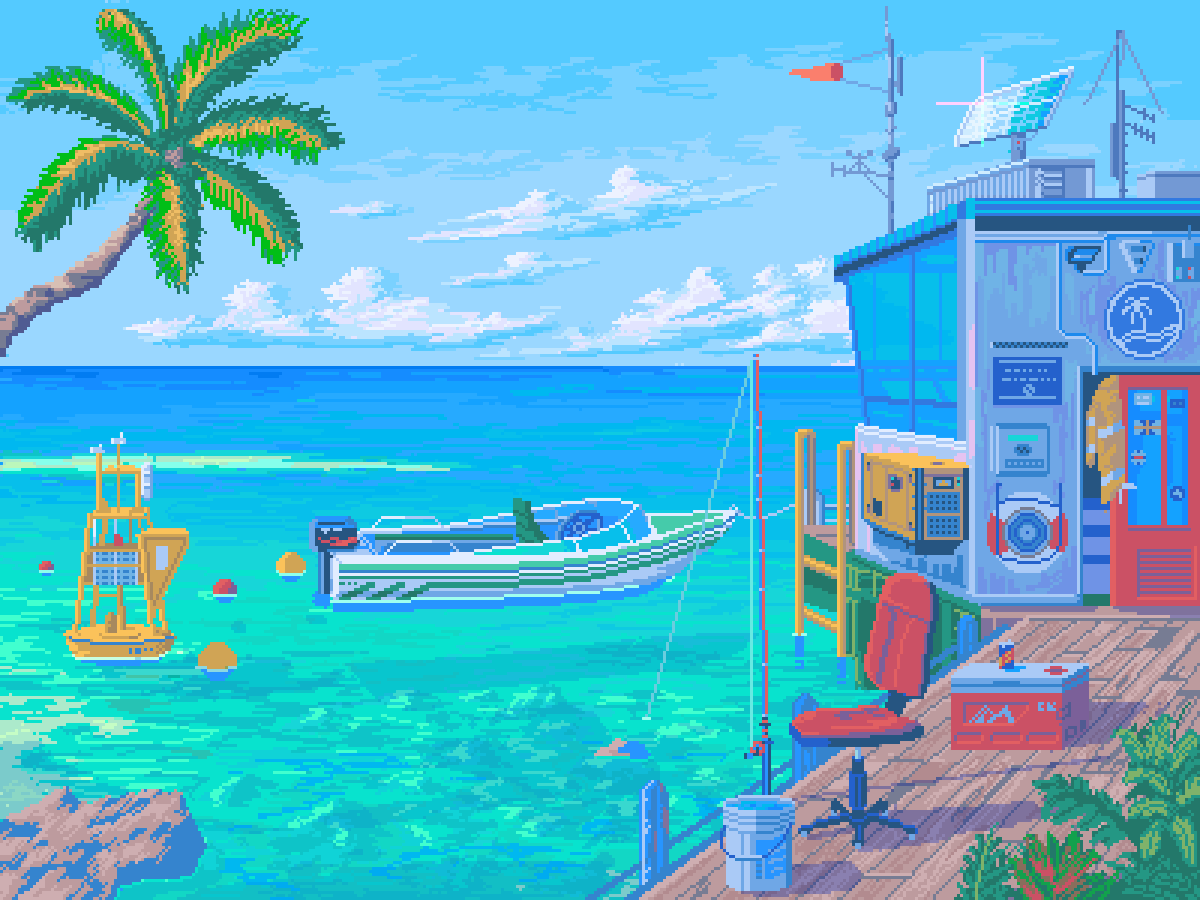 Kldpxl's tweet photo. Summer☀️ #pixelart https://t.co/zjvP9FGpDF