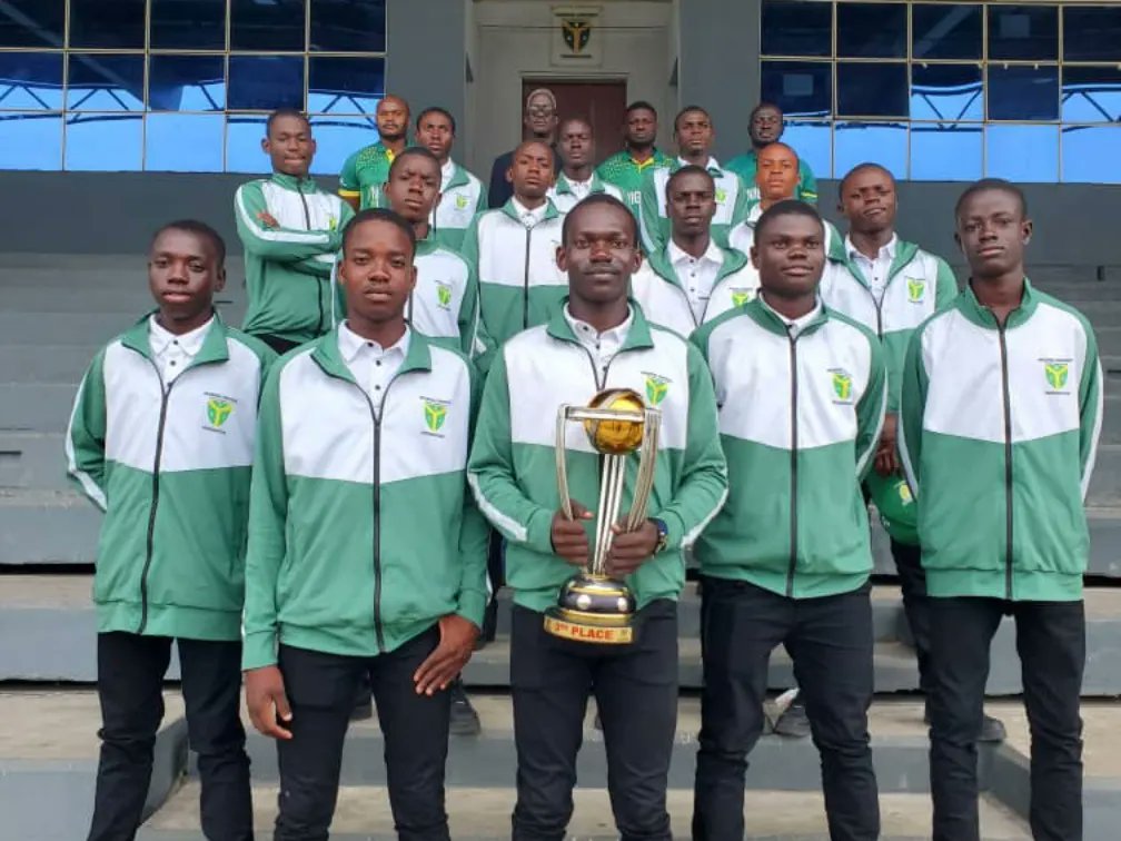 cricket_nigeria's tweet image. Welcoming the Junior YellowGreens back home from the ICC U19 Cricket World Cup Division 2 Africa Qualifier 

#NigeriacricketFederation 
#JuniorYellowGreens 
#U19CWC
#afrcaqualifier
