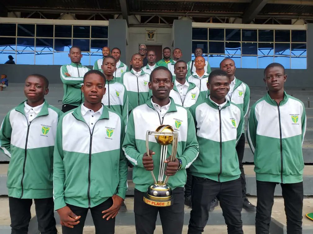 cricket_nigeria's tweet image. Welcoming the Junior YellowGreens back home from the ICC U19 Cricket World Cup Division 2 Africa Qualifier 

#NigeriacricketFederation 
#JuniorYellowGreens 
#U19CWC
#afrcaqualifier