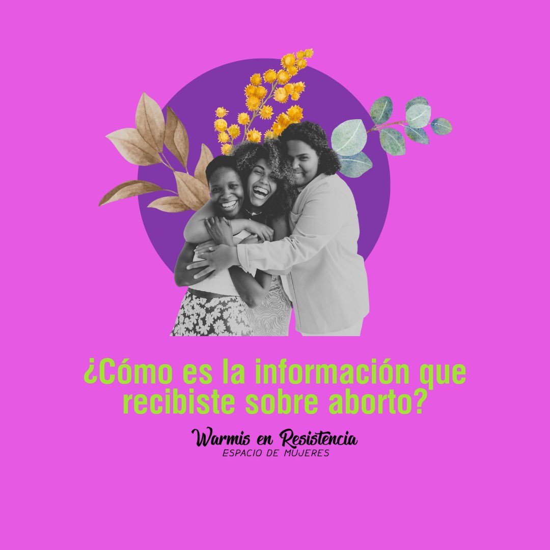 WarmisR's tweet photo. ¿Cómo crees que sería abortar si tuviéramos la información correcta, científica y veraz que nos merecemos?

#TodasAbortamos  #AbortoLibre  #AcompañarEsAmor #TúDecidesYoAcompaño https://t.co/hYsW7YAzfO