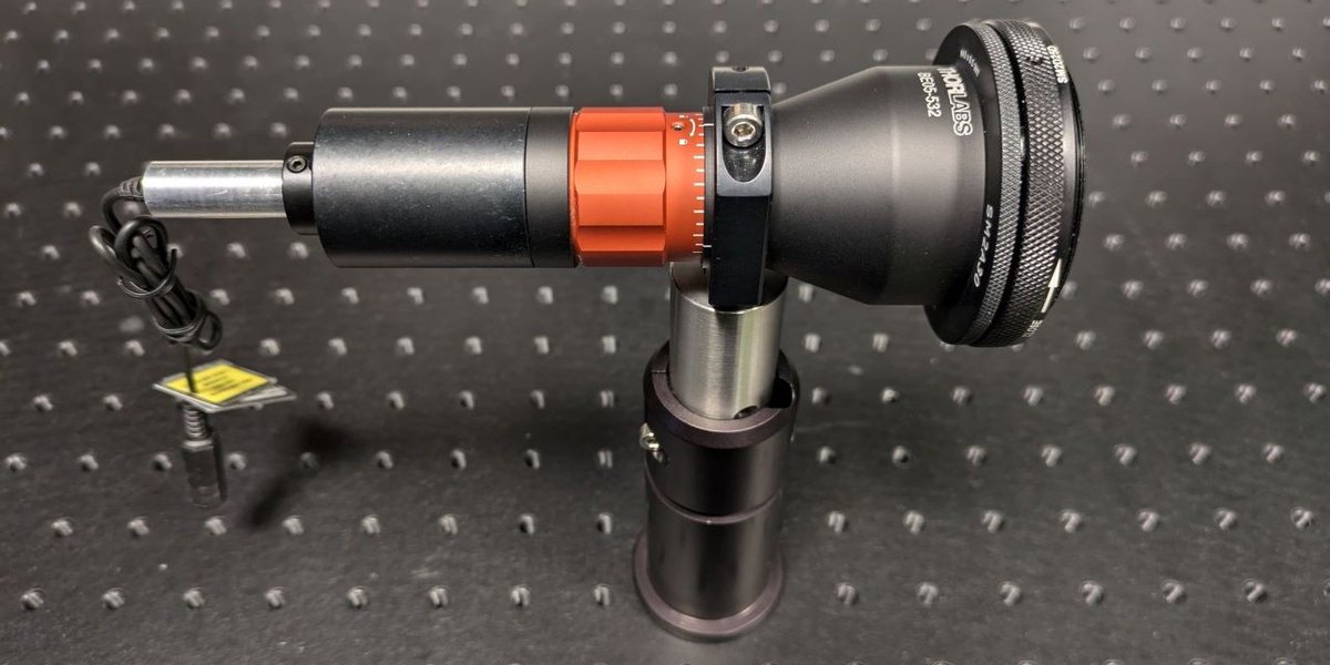 How to build a simple alignment laser for typical optical alignment tasks: github.com/amsikking/alig…
I get asked how to align optics.  I usually respond by saying "okay, get the alignment laser...", and this is where the problems start! Good alignment needs a good alignment laser!