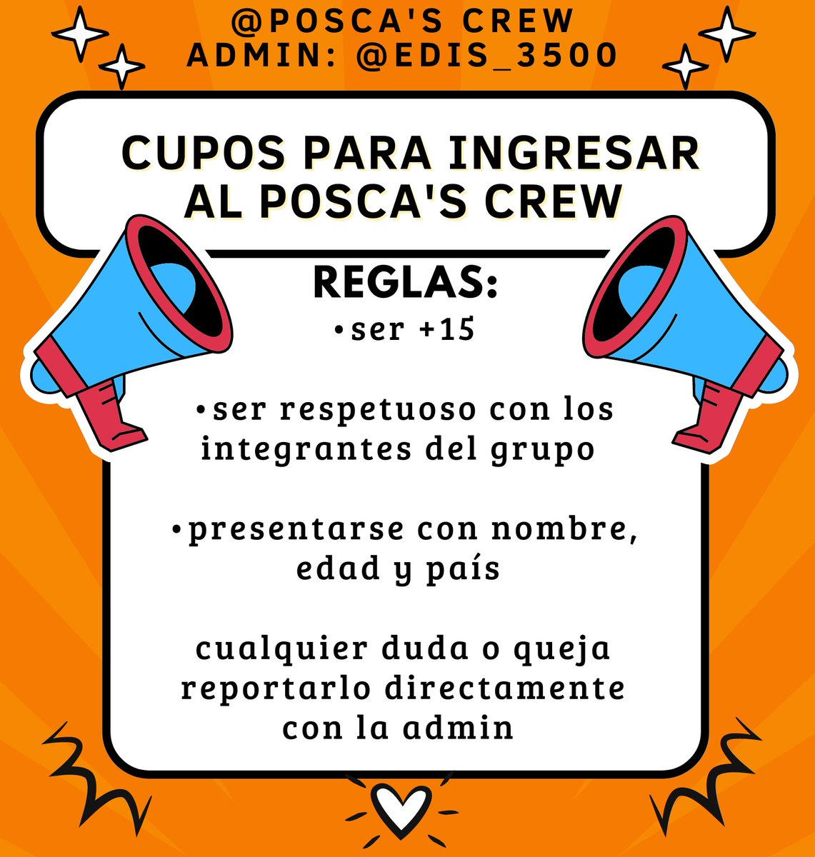 poscacrew's tweet photo. Comenta o da rt si quieres unirte https://t.co/RYrpRSYjHY