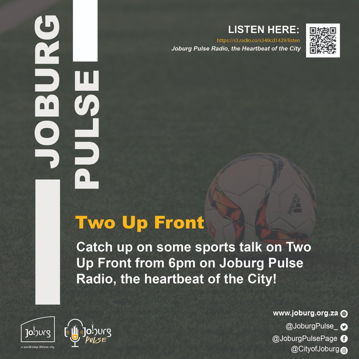 JoburgPulse_'s tweet image. ON-AIR: Tonight at 6pm on #TwoUpFront 👇🏾

* Springboks dominant down-under
* MTN8 final 4 confirmed 
* Peter Hyballa scandal
* EPL 24/25 predictions

📡TUNE IN: s3.radio.co/s349cd1429/lis…

#JoburgPulseRadio ^GZ