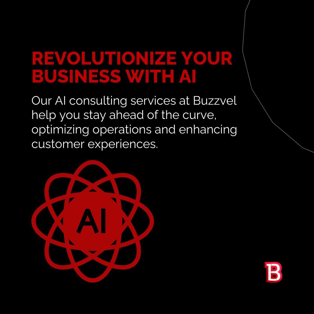 buzzzvel's tweet photo. Buzzvel offers AI consulting services to optimize operations, improve customer experiences, and drive innovation through machine learning models and intelligent automation.
Embrace the future with Buzzvel's AI solutions! 🚀https://t.co/3tGRdSsuiB

#ai #innovation #businessgrowth https://t.co/IVm5G6rL1I