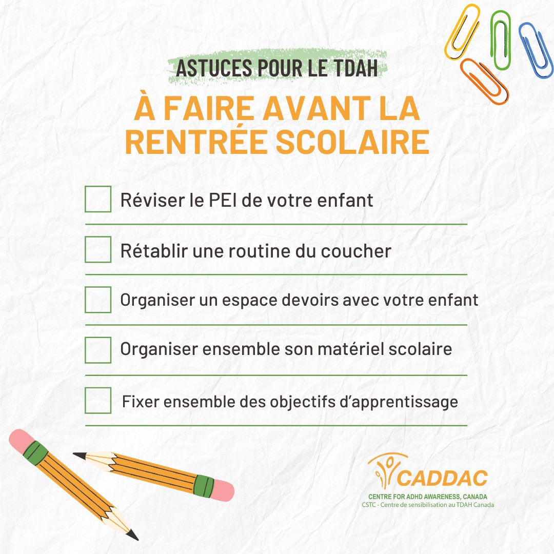 Une année scolaire réussie commence tôt ! Préparez votre enfant pour le succès en préparant la rentrée scolaire pendant les dernières semaines de l’été.