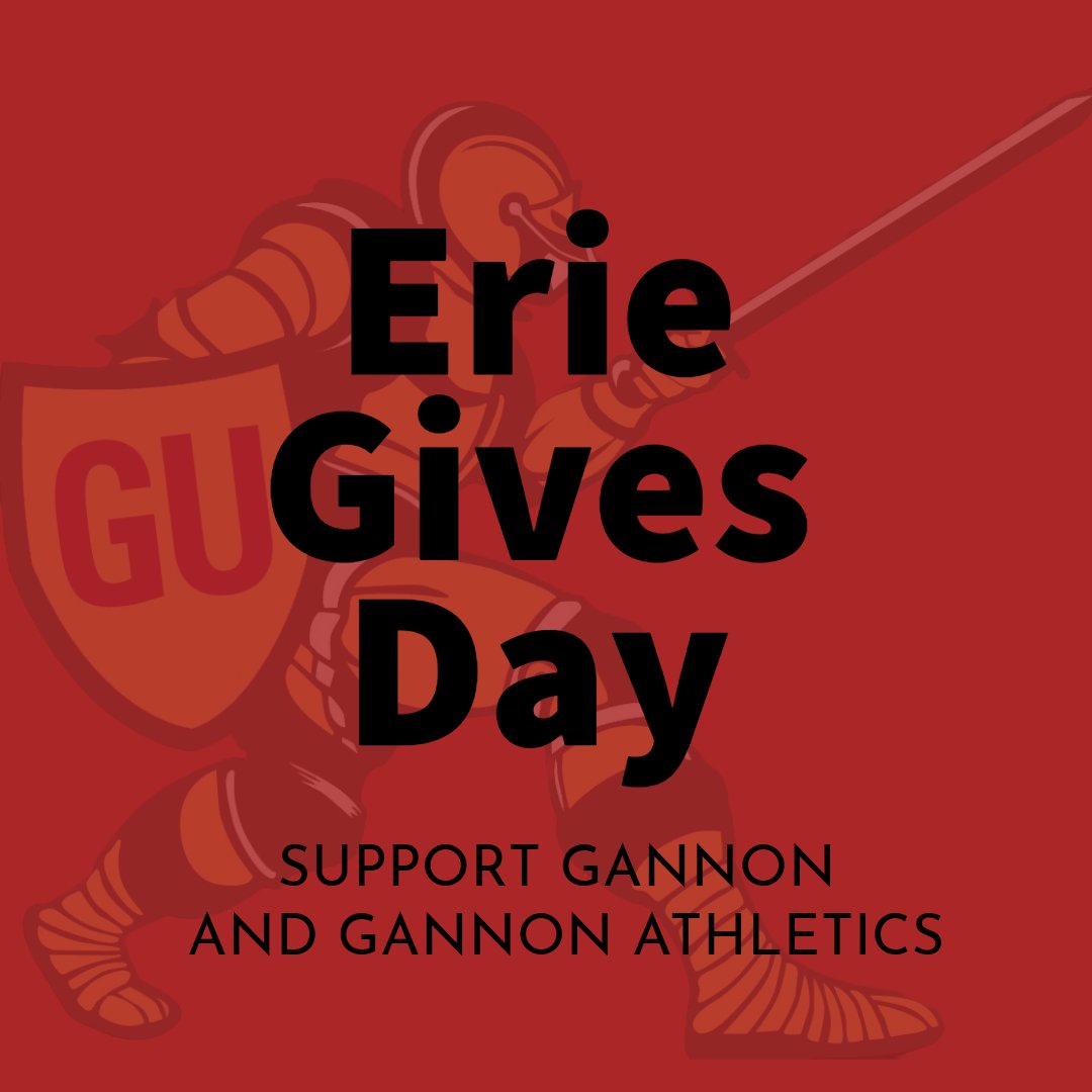 GUKnights's tweet photo. We welcome anyone to support Gannon Athletics and Gannon University on #ErieGives Day.
@GannonU 
https://t.co/8YqWKGCwEz https://t.co/U5wR4chaMg