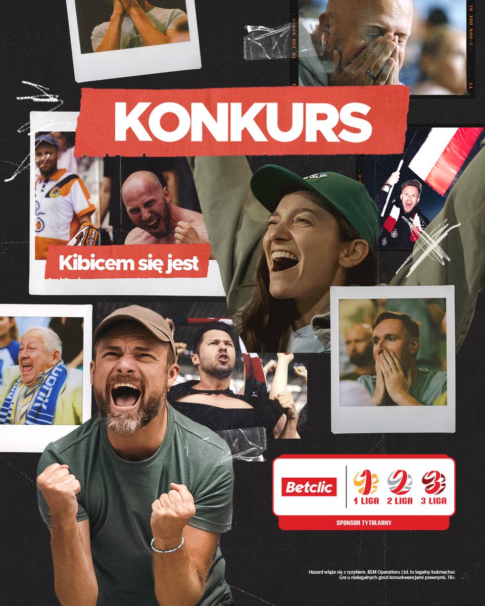 BetclicPolska's tweet photo. ⚽KONKURS⚽ 
 
Do wygrania: koszulka Twojej ulubionej drużyny oraz Freebety!  
 
Zasady: 
🔎 obserwuj @BetclicPolska 
🔁 retweet 
✍️ w komentarzu pokaż za pomocą emoji, jakiemu klubowi kibicuje i dodaj #KibicemSięJest 
 
⚠️Czas do 15.08, godz. 23:59 
🔞 Konkurs dla osób pełnoletnich.